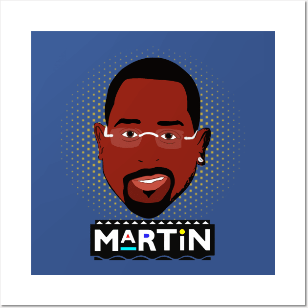 BLACK TV SHOW MARTIN Wall Art by Lula Popart